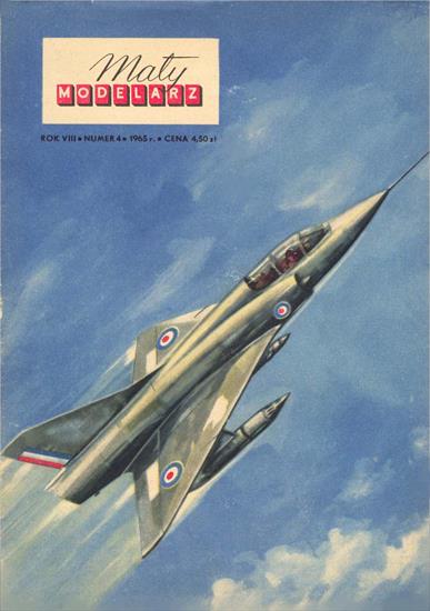 Maly Modelarz 1957 - 2004 katalog okładek - MM_1965-04 - Samolot odrzutowy Mirage.jpg