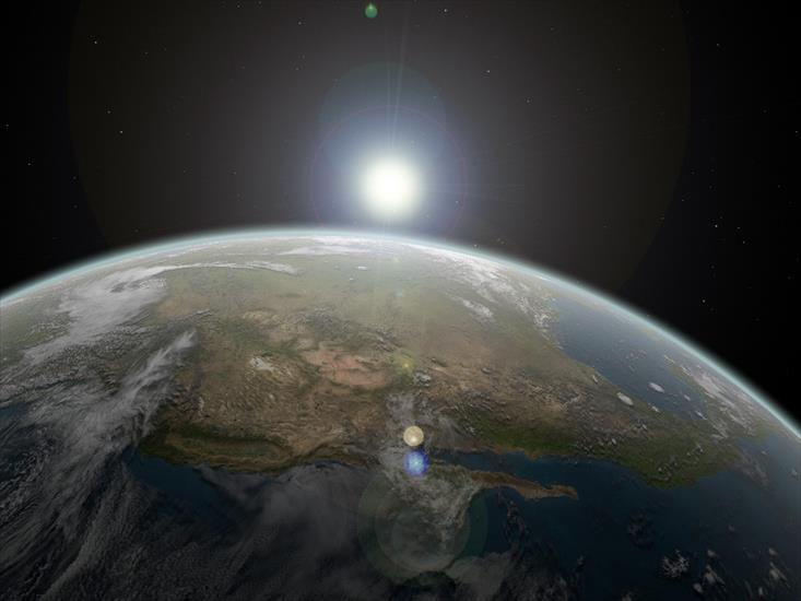 Ziemia z kosmosu - Sun_Earth.jpg