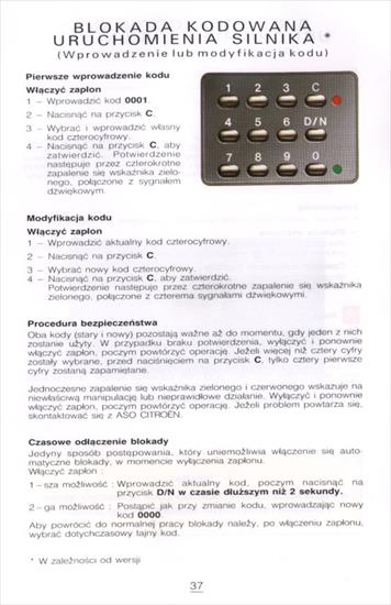 Instrukcja Obslugi Citroen Xantia PL - Instrukcja Xantia up by dunaj2 - 036.jpg