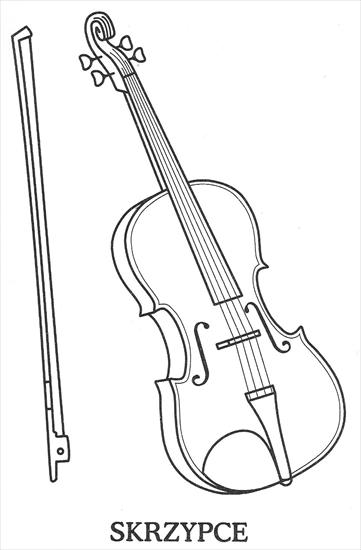 Instrumenty muzyczne-czarno-białe - kolorowanki-instrumenty muzyczne 025.jpg