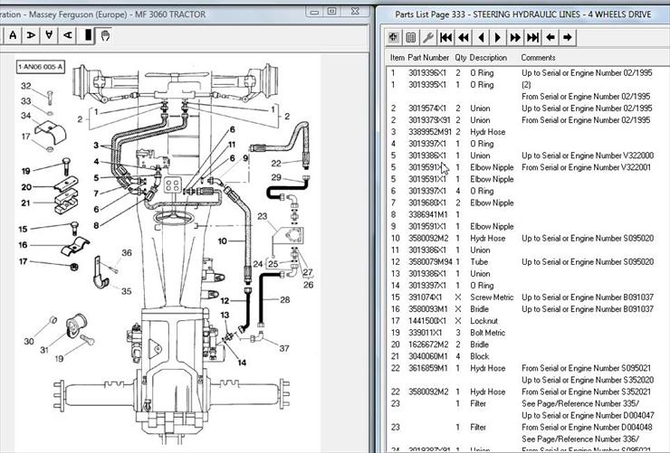 MASSEY FERGUSON - MF3060 hydr. obwód kierowniczy.jpg