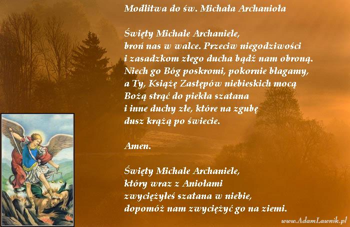 Modlitwy z obrazkiem - MODLITWA DO MICHALA ARCHANIOLA.JPG