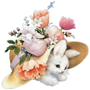 obrazki wielkanocne - RM-Bunny-with-spring-hat_molly.gif