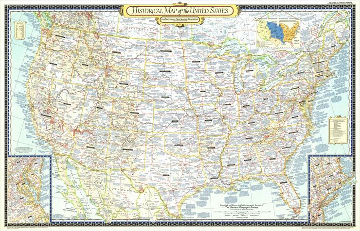 Ameryka Pn - USA - An Historical Map 1953.jpg