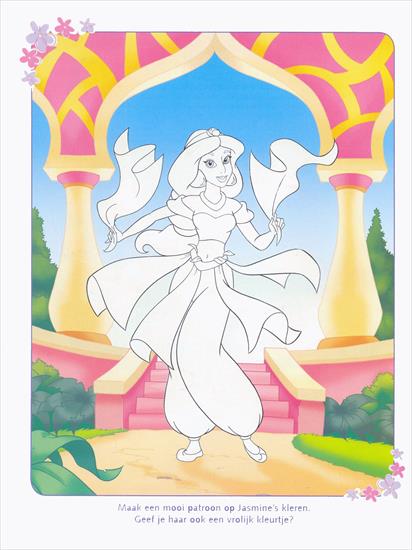 Aladyn Jasmina - Księżniczki Disneya Jasmina - kolorowanka 13.GIF